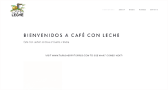 Desktop Screenshot of cafeconlechepgh.com
