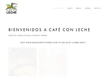 Tablet Screenshot of cafeconlechepgh.com